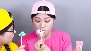 Pink Dessert VS Yellow Dessert Challenge DONA