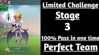 Lords Mobile limited challenge darkness calls stage 3|Dark follower limited challenge stage 3