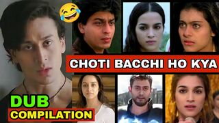 Choti Bacchi Ho Kya | Funny Dubbing ???? Compilation Tiger Shroff | Heropanti 2 | Shubham Chandra Vines