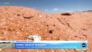 18-year-old dies when sand collapses at NJ beach l GMA