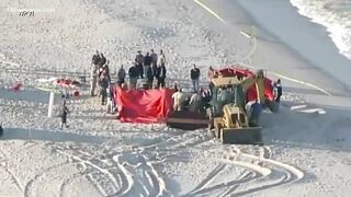 Sand hole at New Jersey beach collapses on siblings