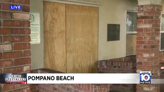 Surveillance video captures suspect damaging Pompano Beach church