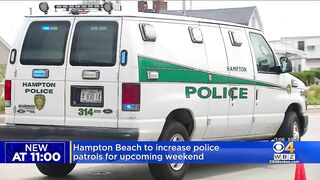 Police increasing Hampton Beach patrols after nearly 30 arrests