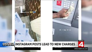 Instagram posts lead to new charges for Detroit man