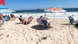 ????????Rio de Janeiro İPANEMA Beach Best Travel BRAZİL (4K)