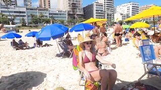 ????????Rio de Janeiro İPANEMA Beach Best Travel BRAZİL (4K)