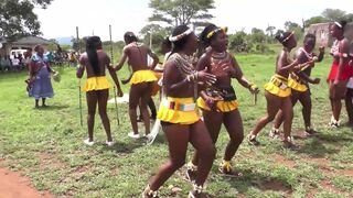 Swaziland Traditional zulu dancing Mkabayi kajama part 4