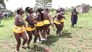 Swaziland Traditional zulu dancing Mkabayi kajama part 4