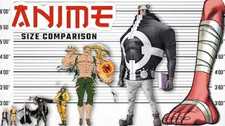 TOP Anime - Size Comparison | The Biggest Characters in the World's Best Anime | Satisfying Video