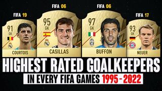 Highest Rated Goalkeepers Ever in FIFA Games! ???????? | FIFA 96 - FIFA 22