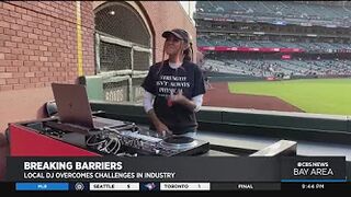 DJ for Giants, Warriors games breaking barriers