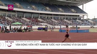 Chạy 10.000m nữ tại SEA Games 31: Lò Thị Thanh bị tước huy chương vì... đi sai giày | VTC Now