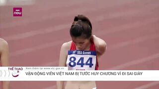 Chạy 10.000m nữ tại SEA Games 31: Lò Thị Thanh bị tước huy chương vì... đi sai giày | VTC Now