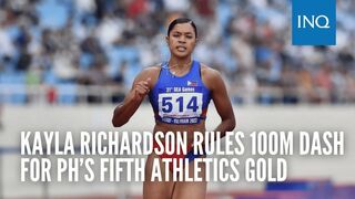 Hanoi SEA Games: Kayla Richardson rules 100m dash for PH’s fifth athletics gold