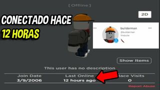 BUILDERMAN regreso a ROBLOX.. ????