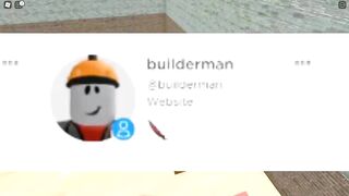 BUILDERMAN regreso a ROBLOX.. ????