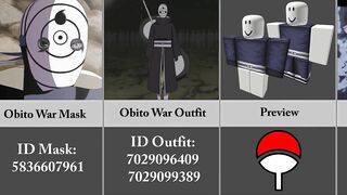 How to Cosplay Obito Uchiha in Shindo Life| Roblox|