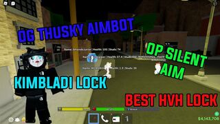 ROBLOX DA HOOD NEW FREE AIMLOCK SCRIPT OG THUSKY [ OP PREDICTION , KIMBLADI LOCK , BEST HVH LOCK...]