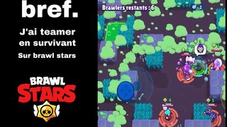 2 - Bref. J'AI TEAMER EN SURVIVANT SUR BRAWL STARS ( ça  tourne mal )????