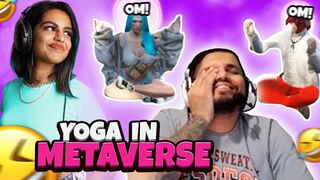 Doing Yoga in Metaverse with  @SID  ????