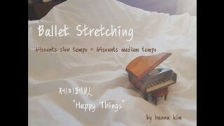 ballet stretching 제이레빗"HappyThings"#balletclassmusic #balletpiano #balletmusic #발레피아노 #발레클래스음악