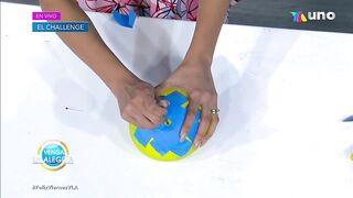 ¡Nuestros conductores intentaron un challenge con globo y agua! | Venga La Alegría