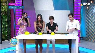 ¡Nuestros conductores intentaron un challenge con globo y agua! | Venga La Alegría