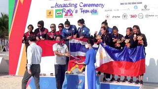 Awarding Ceremony: Bronze Medal SeaGames 2022 Philippine Women’s Beach Volleyball Players