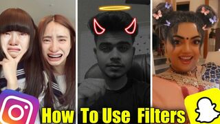 How To Make Video With Filters? | Crying Filter On Instagram