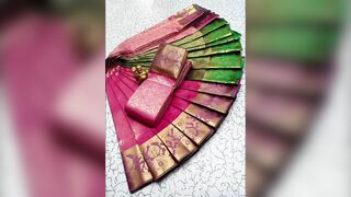 Bridal silks sarees collections samuthirika vasthrakala wedding sarees models gold silver sarees