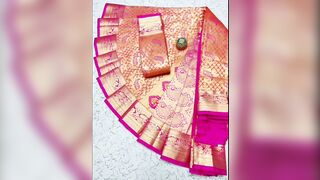 Bridal silks sarees collections samuthirika vasthrakala wedding sarees models gold silver sarees