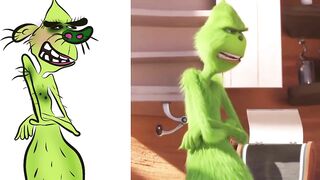 the grinch movie clip drawing meme - the grinch funny comparison - the grinch illumination meme
