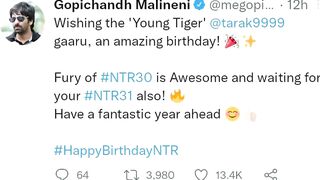 Celebrities Birthday Wishes To NTR | Happy Birthday Jr NTR | Twitter Reaction | NTR BIRTHDAY| NTR 31