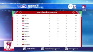 Bảng xếp hạng huy chương SEA GAMES 31 cập nhật mới nhất ngày 20/5 - VNEWS