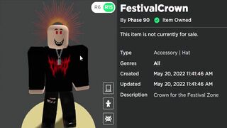 FREE ACCESSORY! HOW TO GET FestivalCrown! (ROBLOX Samsung Superstar Galaxy Event)