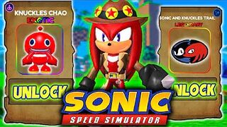 NEW TREASURE HUNTER KNUCKLES EVENT! - ROBLOX SONIC SPEED SIMULATOR UPDATE