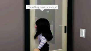 When you ask to wear makeup (meme) ROBLOX