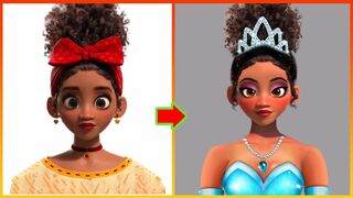 Disney Encanto: Dolores Madrigal Glow Up Tiana Disney Princess - Disney Encanto Tiktok Compilation