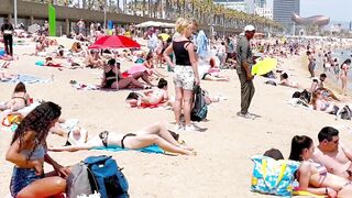 Beach Barceloneta / Barcelona beach walk 2022????????????️Spain best beaches