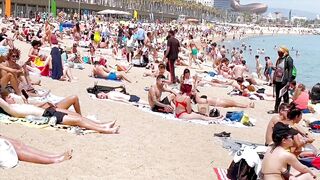 Beach Barceloneta / Barcelona beach walk 2022????????????️Spain best beaches