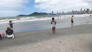 ???????? BRAZİL Balneario Camboriu Beach Walk Tour ????