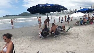 ???????? BRAZİL Balneario Camboriu Beach Walk Tour ????