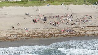 Ocean Mile Swim 2022 Delray Beach Florida -- DJI Mavic Zoom Drone and Sony FDR-AX53 Video