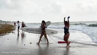 Ocean Mile Swim 2022 Delray Beach Florida -- DJI Mavic Zoom Drone and Sony FDR-AX53 Video