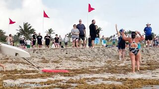 Ocean Mile Swim 2022 Delray Beach Florida -- DJI Mavic Zoom Drone and Sony FDR-AX53 Video