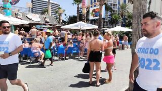 BENIDORM TODAY ???????? LEVANTE BEACH CLUB 21MAY 2022 Costa Blanca SPAIN 4K