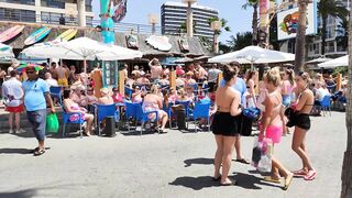 BENIDORM TODAY ???????? LEVANTE BEACH CLUB 21MAY 2022 Costa Blanca SPAIN 4K