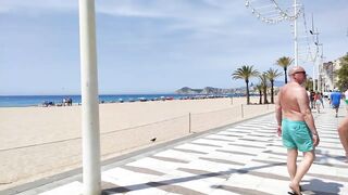 BENIDORM TODAY ???????? LEVANTE BEACH CLUB 21MAY 2022 Costa Blanca SPAIN 4K