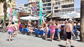 BENIDORM TODAY ???????? LEVANTE BEACH CLUB 21MAY 2022 Costa Blanca SPAIN 4K