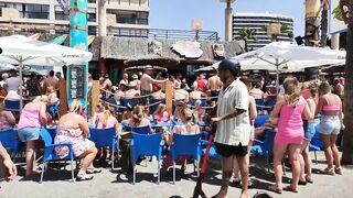 BENIDORM TODAY ???????? LEVANTE BEACH CLUB 21MAY 2022 Costa Blanca SPAIN 4K